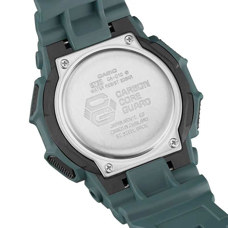 G-Shock Dual-time 10 Years Battery Dark Teal Men's Watch- GA-010-2A